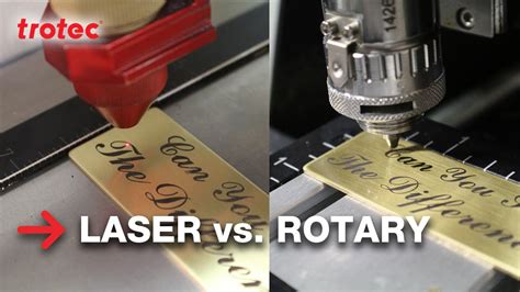 rotary engraving vs laser engraver